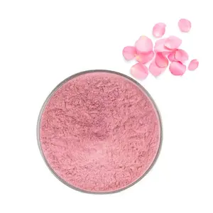 100% natural baixo preço de alta qualidade orgânico pétala de rosa em pó solúvel em água pétala de rosa em pó