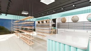 Conception d'intérieur 3D pour <span class=keywords><strong>magasin</strong></span> d'optique moderne sur mesure, vitrine, idées de design de boutique, <span class=keywords><strong>décoration</strong></span> et rénovation - Product Image 5