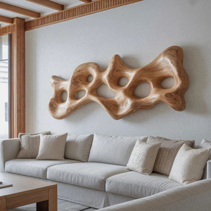 Decorazione <span class=keywords><strong>da</strong></span> <span class=keywords><strong>Parete</strong></span> in <span class=keywords><strong>Legno</strong></span> Antico Fatta a Mano, Scultura Artistica in <span class=keywords><strong>Legno</strong></span> Massiccio Personalizzata per il Medio Oriente - Product Image 2