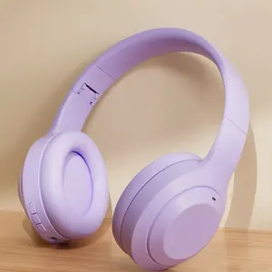 M5 Purple Sports Running Game Auriculares de regalo Auriculares inalámbricos de música clásica, estéreo HIFI para regalo de cumpleaños