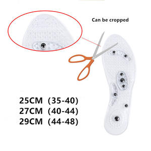 Gran oferta, corte gratuito, alivio del dolor de pies, promoción de la circulación sanguínea, <span class=keywords><strong>plantillas</strong></span> magnéticas de acupuntura, plantilla de masaje magnético para zapatos - Product Image 5
