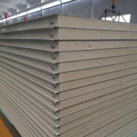 Panneau sandwich en polyuréthane PIR/PUR 50mm 60mm pour chambre froide Fruits Légumes Stockage Isolation Panneau mural et toit