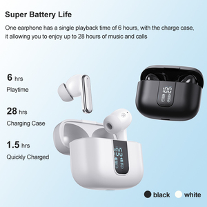 Hochwertige Bluetooth TWS Ohrhörer mit ENC Geräuschunterdrückung Bass Gaming Kabellose Kopfhörer Digitale Anzeige JL China Großhandel - Product Image 4