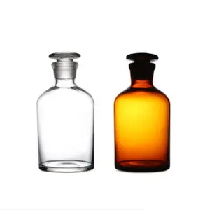 1000ml 100ml 250ml 500ml plastica chimica bocca stretta bottiglia di vetro reagente di vetro - Product Image 1