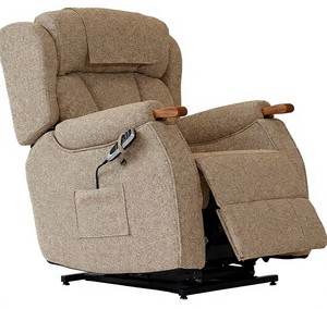 Full Comfort Dual Motor Electric Lift Recliner Chair full metal Equipped with <b>Massage</b> System Heating Lumbar Support and Wheels - Product Image 5