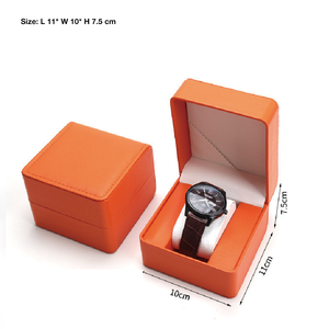 Boîte Cadeau d'Emballage <span class=keywords><strong>de</strong></span> <span class=keywords><strong>Montre</strong></span> en Cuir Noir <span class=keywords><strong>de</strong></span> <span class=keywords><strong>Luxe</strong></span> Personnalisée, Étui <span class=keywords><strong>de</strong></span> <span class=keywords><strong>Rangement</strong></span> Portable pour <span class=keywords><strong>Montre</strong></span>-Bracelet, Boîte <span class=keywords><strong>de</strong></span> Présentation en Gros - Product Image 6