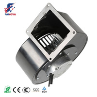 FANOVA 108mm-225mm 24V 48V 230V EC Moteur Moteur industriel sans balais Ventilateur centrifuge à entrée unique avec CE