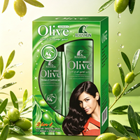 Coffret cadeau shampoing et après-shampoing à l'olive Roushun OEM