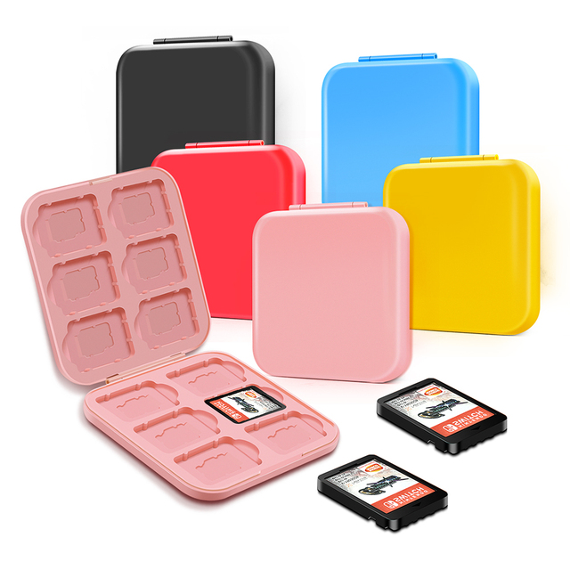Game Card case Storage Box Colorful Hard Case With 24 Cartridge Slots Game Holder for Nintendo Switch/switch Oled Game Cards