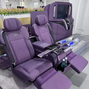 Kit de sièges Cadillac <span class=keywords><strong>Escalade</strong></span>, revêtement naturel, support de siège de voiture d'affaires Toyota, OEM Alphard Vellfire LM Sienna Previa Granvia, siège VIP - Product Image 1