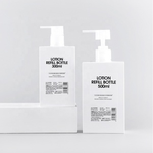 Độc đáo Rỗng Mỹ phẩm <span class=keywords><strong>container</strong></span> vuông bơm chai vuông vít cap nhựa chai tắm chăm sóc da chai 100ml 200ml 300ml <span class=keywords><strong>HDPE</strong></span> - Product Image 3