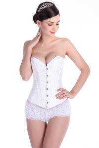 Cinoon — <span class=keywords><strong>Bustier</strong></span> Sexy Vintage, <span class=keywords><strong>Bustier</strong></span> <span class=keywords><strong>Court</strong></span> noir et blanc, Corset populaire pour femmes - Product Image 2