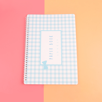 Organisateur de planification personnalisable, impression recto-verso, reliure spirale, livre d'autocollants vierges A5 pour l'école et le bureau