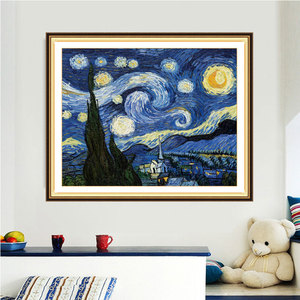 Nuovi Ricami Completi per Piccoli Oggetti da Salotto e Camera da Letto, Astratto Cielo Stellato Ricamato a Mano Fai da <span class=keywords><strong>Te</strong></span> - Product Image 5