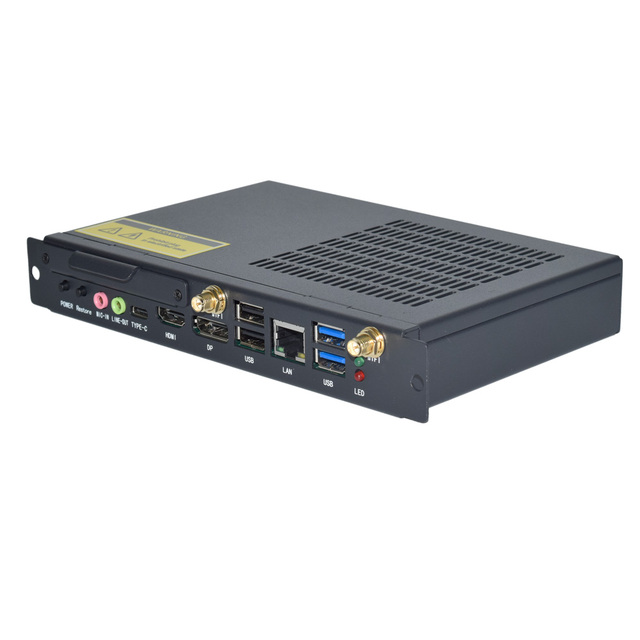 For School /meeting Room/digital Signage Internative Flat Panel Use Ops Pc I3 I5 I7 4th 6th 8th 10th 11th 12th 13th 14th OPS