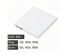 Unidad Óptica Portátil Universal con Interfaz USB para Grabar DVD y CD, Gran Venta 2026, para Uso en Casa, Oficina y Auto
