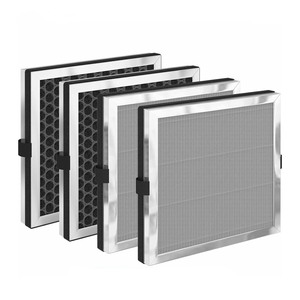 JAFAnOA <b>Air</b> <b>Purifier</b> Filter JF180 Activated Carbon <b>HEPA</b> Composite 197x191x24mm for Dust PM2.5 Removal - Product Image 1