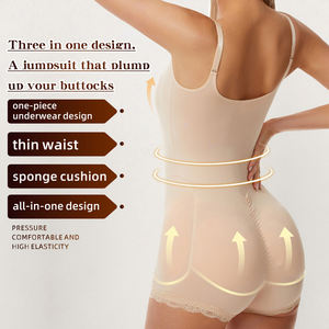 Séponge Body rembourré femmes contrôle du ventre sans couture sculptant corps Shaper <span class=keywords><strong>Sexy</strong></span> sous robe combinaison hauts - Product Image 3