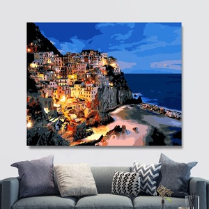 XIXI 30x40 40x50 Pintura por Números Personalizada con Dibujos Animados, Impresión Digital Hecha a Mano para Principiantes - Product Image 2