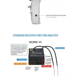 Microzone MC7 C7 Mini 2.4G Điều khiển máy phát mc8re <span class=keywords><strong>Receiver</strong></span> đài phát thanh hệ thống cho <span class=keywords><strong>RC</strong></span> máy bay không người lái multirotor phụ kiện - Product Image 5