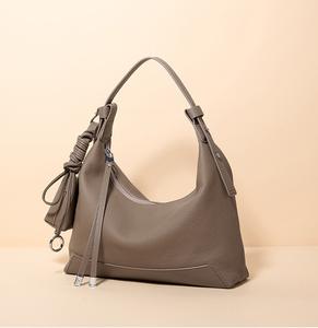 Bolso de Mano de Cuero Vacuno Suave Informal de Lujo para Mujer, con Cierre de Cremallera, Bolso Bandolera para Mujer - Product Image 1