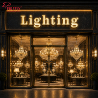 Enseigne LED personnalisée remplie de cristaux, lettres lumineuses en acier inoxydable, signalétique de luxe pour logo d'entreprise pour devanture de magasin