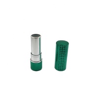 ZHENHAI Nouveau Tube de Rouge à Lèvres de Luxe Vert Électroplaqué Haute Qualité Brillant Métallique Imperméable Formule Végétalienne Sans Produits Chimiques