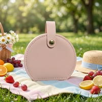 LG7305 Vente Flash Livraison Rapide Étui à Bijoux Rose Mignon Portable avec Compartiments Séparés Cadeau d'Anniversaire Mariage Boîte à Bijoux de Voyage