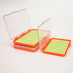Caja de Pesca Impermeable de PP con Inserto de Espuma y Tapa Transparente de ABS para Almacenamiento de Aparejos de Pesca con Mosca en Ríos, Lagos y Arroyos - Product Image 3