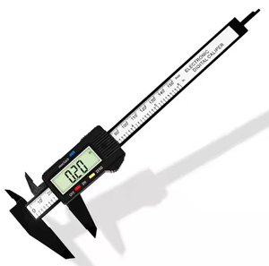 <span class=keywords><strong>Calibrador</strong></span> Digital portátil ABS ligero de fibra de carbono de peso ligero 0-150mm herramientas de medición Estudiante usando <span class=keywords><strong>calibrador</strong></span> Digital barato - Product Image 1