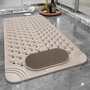 Douche- en badveiligheidsmat <span class=keywords><strong>PVC</strong></span> Zacht voor badkuipen Sneldrogend Douchekleed Functie Antislip Met zuignappen Voetmassage - Product Image 1