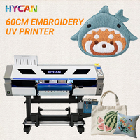 Nueva Impresora DTF I3200U1 de 3 Cabezales y 600 mm sin Polvo I1600 para Camisetas, Impresión 3D con Tinta UV y 1 Año de Garantía