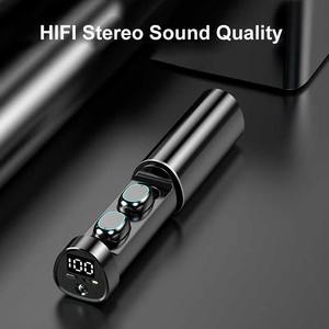 Auriculares deportivos con bocina de anillo de cobre Real manos libres inalámbricos baratos auriculares de silicona amigables con la piel con Banco de energía <span class=keywords><strong>N21</strong></span> - Product Image 6