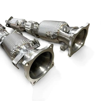 Knalpot Catback SS304 Kustom untuk Acura NSX 3.5T 2016-2022  Pipa Knalpot Full Set Performa Tinggi
