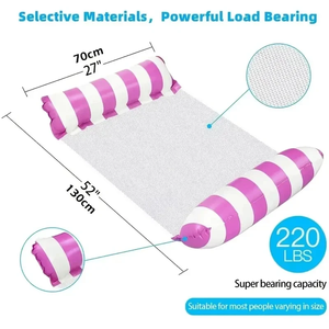 Hamaca Flotante Inflable, Colchón de Aire para <span class=keywords><strong>Piscina</strong></span>, Tumbona Flotante, Cama Plegable, Juguete para Fiestas en la <span class=keywords><strong>Piscina</strong></span>, Silla Reclinable - Product Image 5