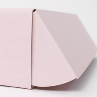Boîte en carton ondulé à 3 couches, impression couleur UV, boîte personnalisée avec fenêtre pour l'emballage de produits de boulangerie, bonbons, cadeaux, boîte d'expédition