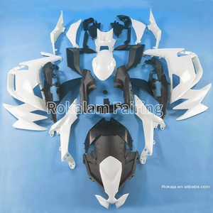 Juego de carenado blanco para motocicleta <span class=keywords><strong>Kawasaki</strong></span> <span class=keywords><strong>Ninja</strong></span> <span class=keywords><strong>650</strong></span>, 2020, 2021, <span class=keywords><strong>2022</strong></span>, 2023, Ninja650, 20, 21, 22, 23 - Product Image 1