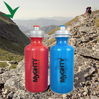 Bouteille de sport en plastique personnalisée sans BPA, à pression, pour Powerade, camping, vente chaude