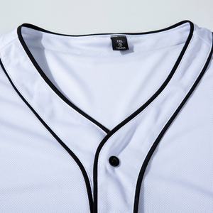 Maillot de baseball vintage noir vierge pour homme, broderie personnalisée durable, style hip-hop et culture urbaine, pour softball - Product Image 5