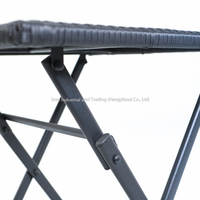 Table pliante carrée portable Joye Leisure en acier moderne pour l'extérieur, les hôtels et les salons