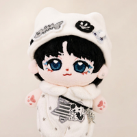 Peluche Kpop personnalisée, bonnet, combinaison étoile, jouet en peluche doux, vente en gros