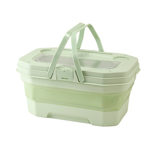 Nueva Caja de Almacenamiento Plegable Rectangular de Gran Capacidad de PP - Cesta de Picnic Duradera, Ecológica y Portátil, Multifuncional para Exteriores - Product Image 6