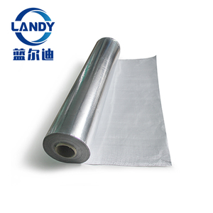 Film barrière à la vapeur en papier kraft avec feuille d'aluminium, tissu d'isolation <span class=keywords><strong>thermique</strong></span> tissé avec feuille d'aluminium, feuille de barrière radiante - Product Image 4