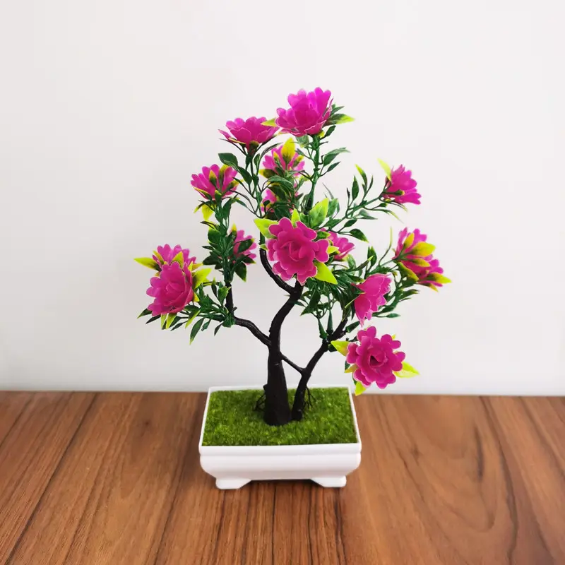 Alberi di fiori artificiali Bonsai piante in miniatura per la decorazione domestica scelta dei disegni