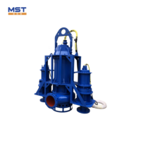 Pompe submersible électrique pour boues et sable avec agitateur