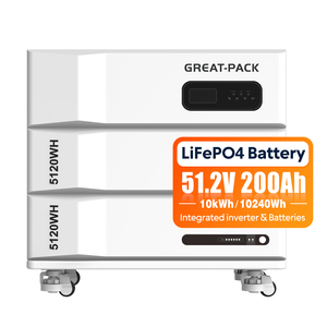 All-in-One 51.2V <b>Home</b> Storage <b>Backup</b> <b>Battery</b> 5Kwh 2.5Kwh 10Kwh 20kwh Integrated 8KVA 6KVA 5KVA Machine Stack System - Product Image 1