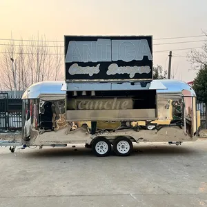 Chariot de restauration rapide standard UE, camion à hamburgers mobile, remorque de camping extérieure avec cuisine - Product Image 5