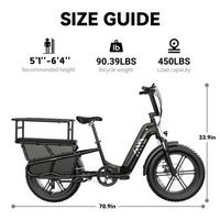 Vélo de route électrique haute performance pour les trajets urbains et les sorties du week-end, vélo cargo à assistance électrique