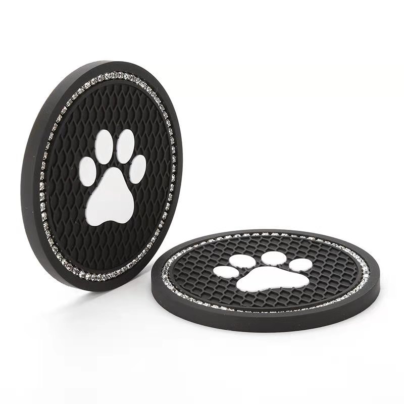 Hot Sale Anti Slip with Diamond Car Cup Holder Coasters - ZY-020 Model