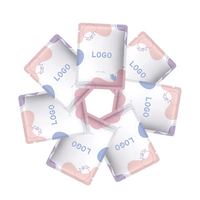 Lingettes hygiéniques individuelles pour femmes, personnalisables avec logo, lingettes nettoyantes intimes jetables à faible MOQ, lingettes personnelles pour femmes